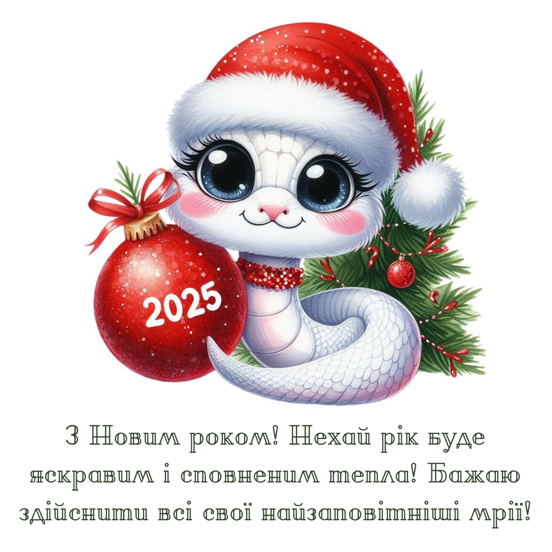Привітання з Новим роком для друзів 2025 - фото 671917