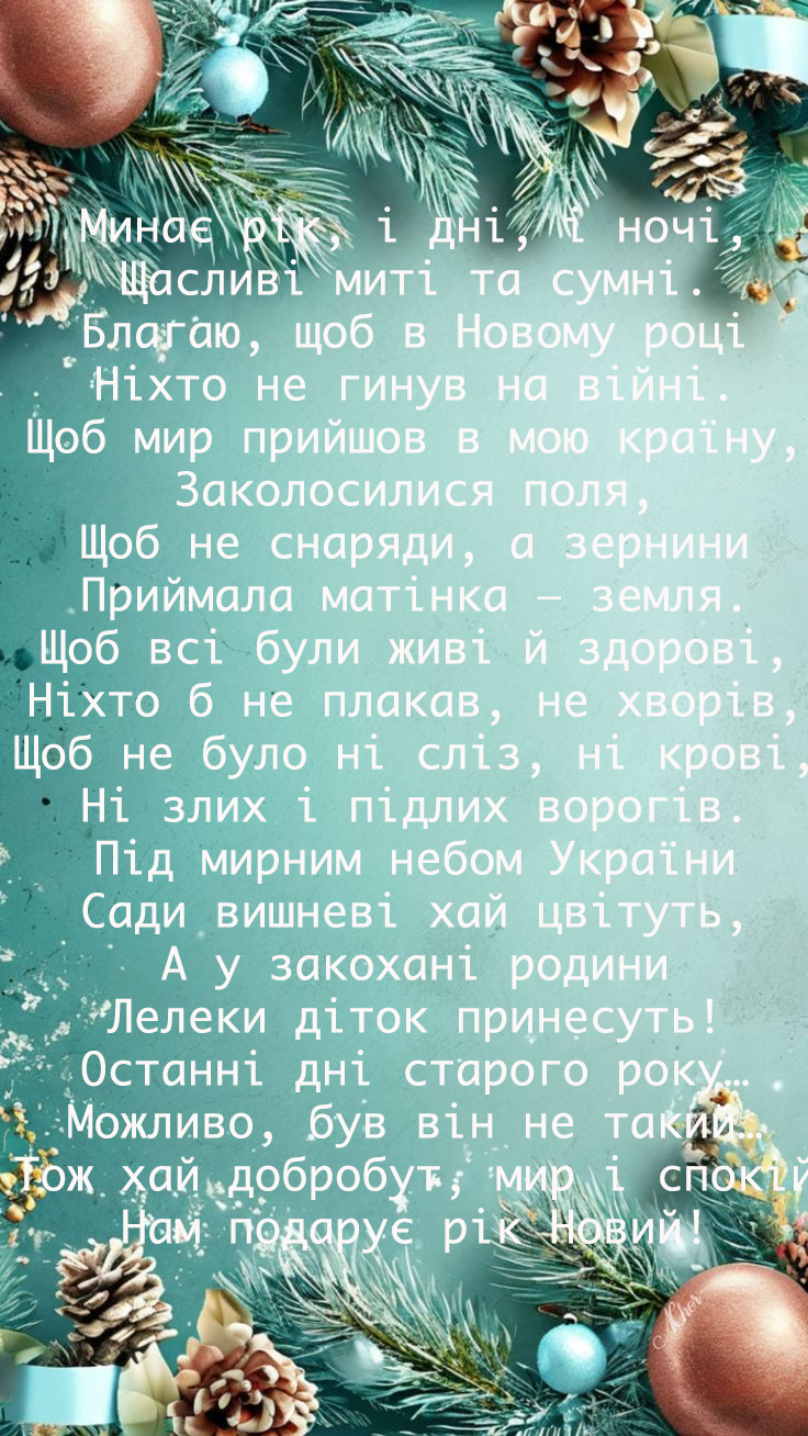 Патріотичне привітання з Новим роком - 672586 Патріотичне привітання з Новим роком - фото 672586