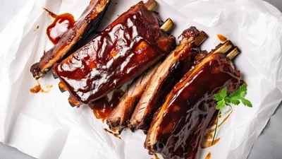 Запекаем фантастически сочные ребра в апельсиновом соусе