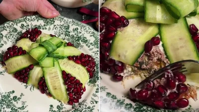 Цей салат з печінкою здивує всіх гостей своєю незвичною подачею