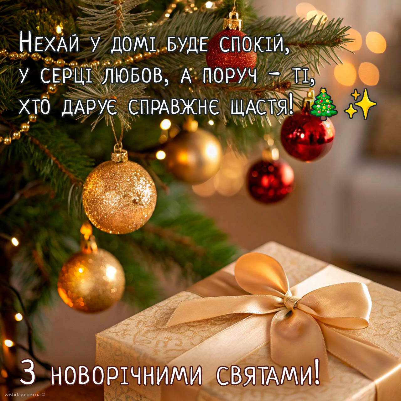 С Новым годом 2026: картинки-поздравления для любого возраста и уровня серьезности - фото 673181