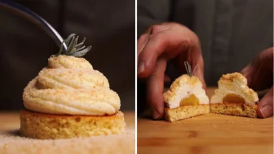 Готуємо ніжні повітряні апельсинові тістечка за рецептом Ектора Хіменес-Браво