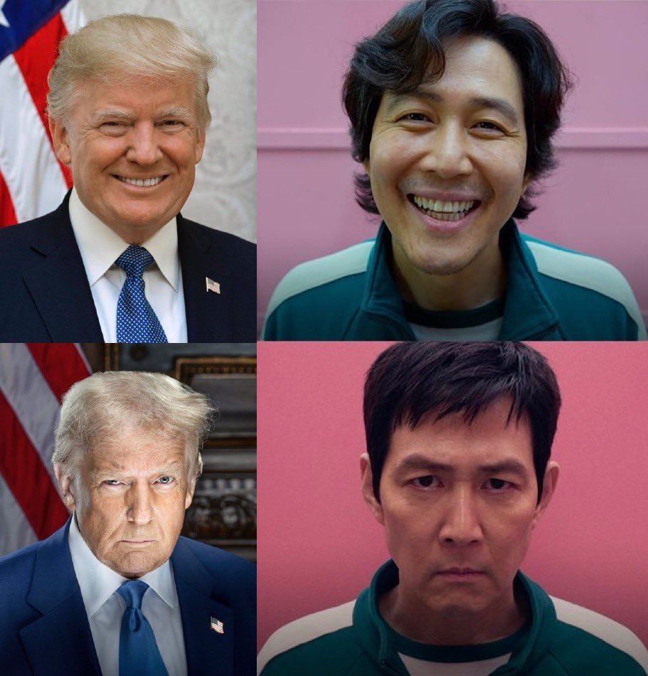 Портрет Трампа к инаугурации является копией его фото из тюрьмы, и вот мемы об этом - фото 677924