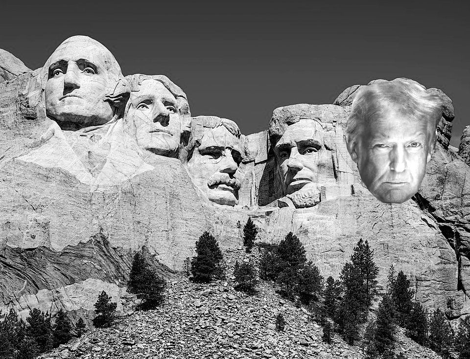 Портрет Трампа к инаугурации является копией его фото из тюрьмы, и вот мемы об этом - фото 677926