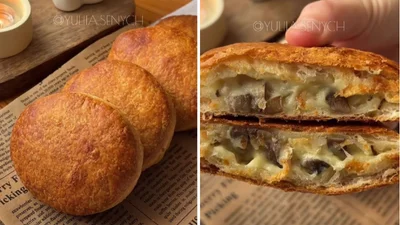 Печем слойки с картошкой и грибами, как в Кулиничах