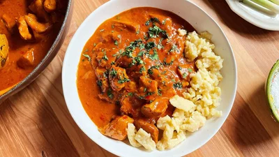 Паприкаш из курицы – легкая еда для комфортного ужина