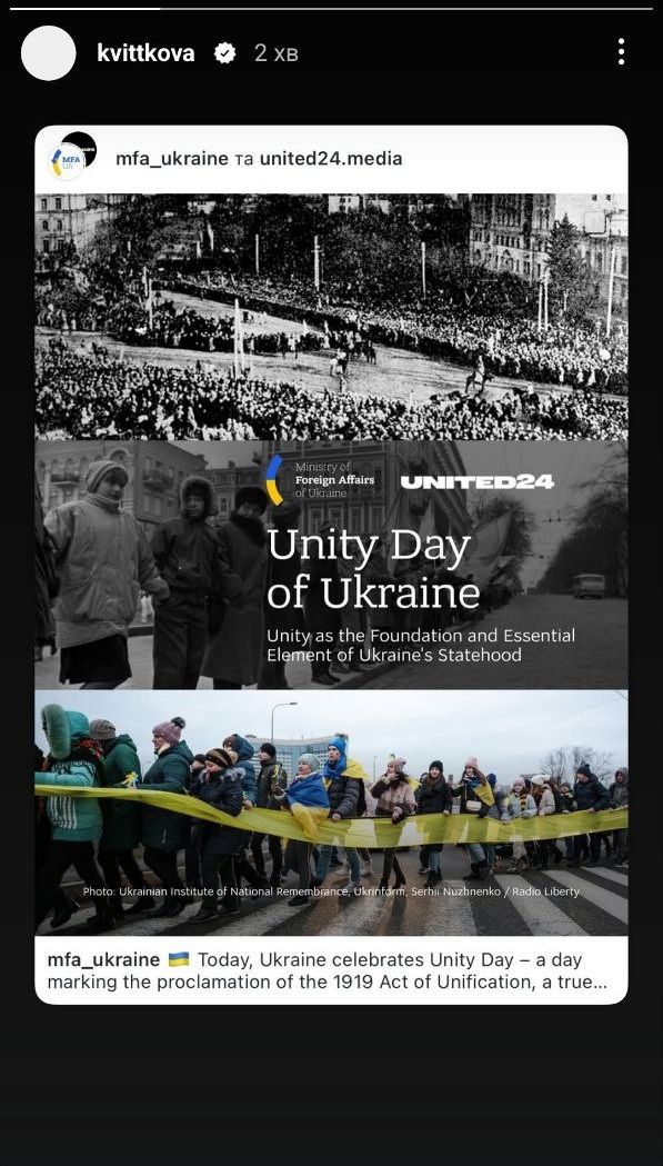 Как украинские артисты поздравили с Днем Соборности Украины - 679977 Как украинские артисты поздравили с Днем Соборности Украины - фото 679977