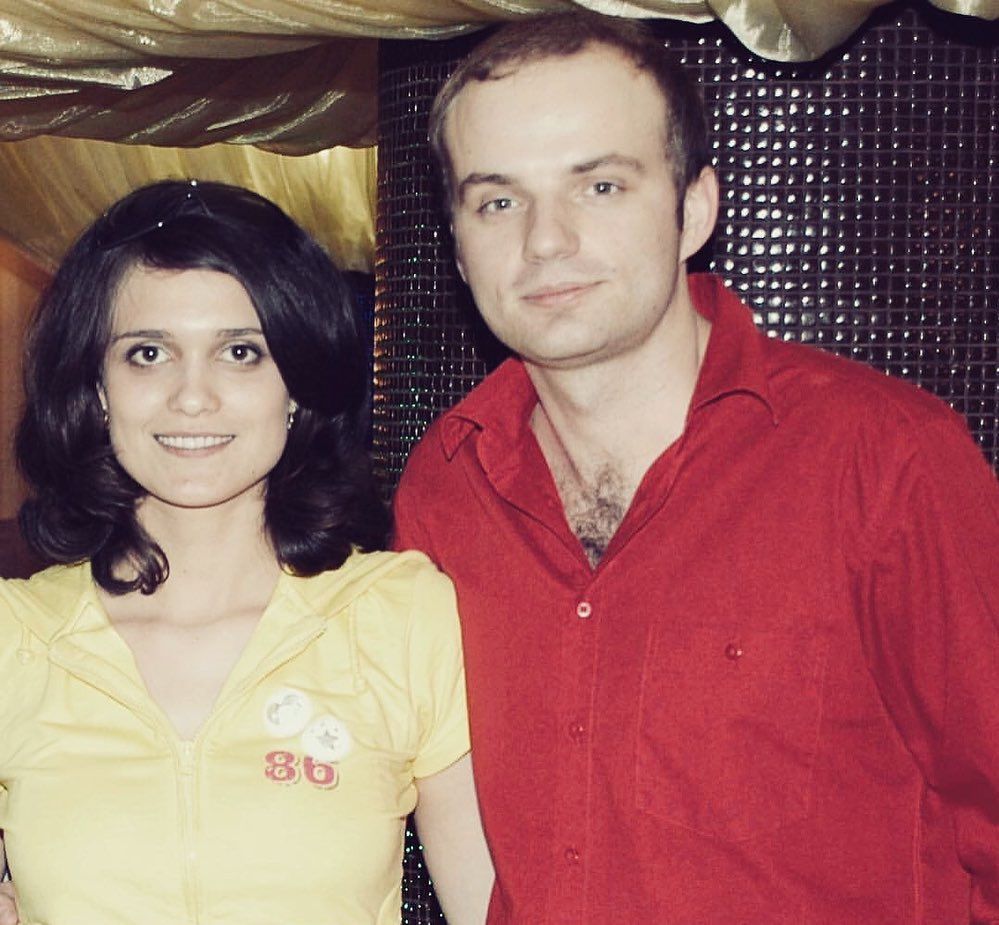 Слава Дьомін з ексдружиною Ксенією в 2008 році - фото 683641