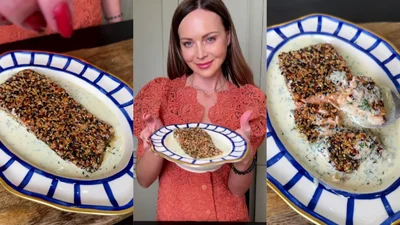 Смажимо на вечерю червону рибу в паніровці з насінням