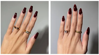 Шоколадна вишня – головний тренд манікюру 2025