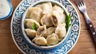 Вареники с мясом – нежное тесто и сочная начинка