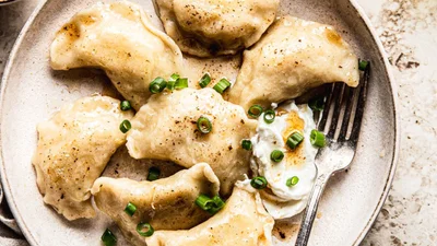 Пышные вареники с картошкой – тесто на кефире как пух