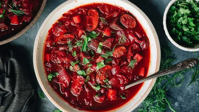 Борщ без м’яса і без квасолі – за смаком не поступається класичному