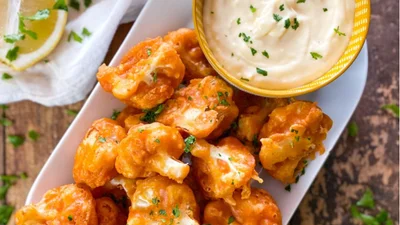 Цветная капуста "Баффало" - пикантная закуска на вечер