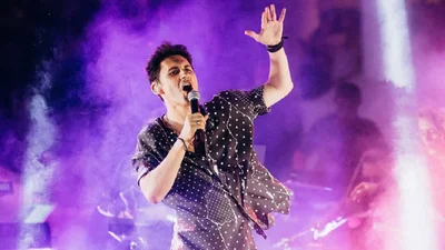 Дан Балан показався у Києві: появі артиста особливо зрадів Юрій Горбунов