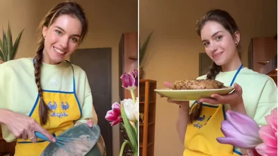 Готовь как модель: экс-супруга Дмитрия Комарова поделилась рецептом бананово-шоколадно-кофейного пирога