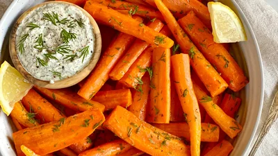 Морковные палочки – хрустящий перекус вместо картофеля фри