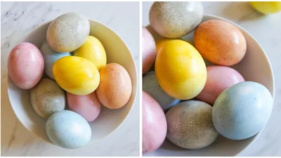 Крашенки с натуральными красителями: как красить яйца