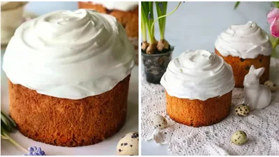 Для хрусткої шапочки: білкова глазур "швейцарська меренга" для паски