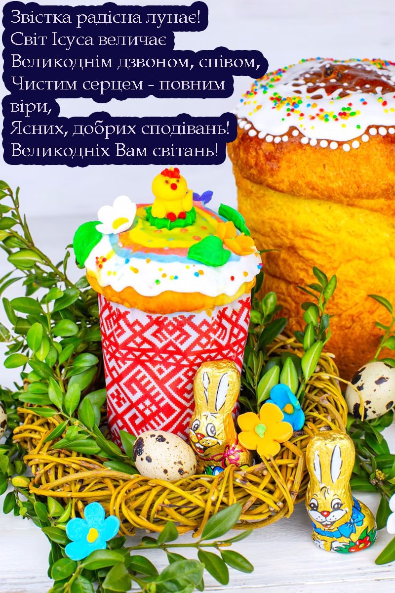 щирі вітання з Великоднем своїми словами - фото 706866