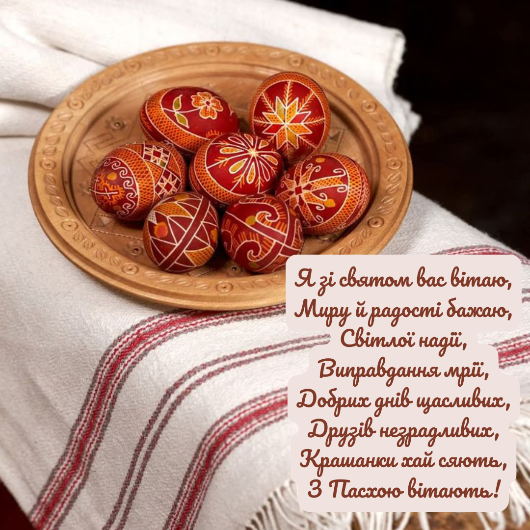 Современные поздравления с Пасхой и открытки на украинском языке - 707465 Современные поздравления с Пасхой и открытки на украинском языке - фото 707465