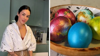 Зірковий лайфхак: Злата Огнєвіч поділилась своїм методом фарбування яєць на Великдень