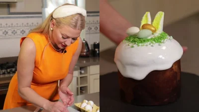 Татьяна Литвинова показала несколько трендовых способов, как украсить пасхальный кулич
