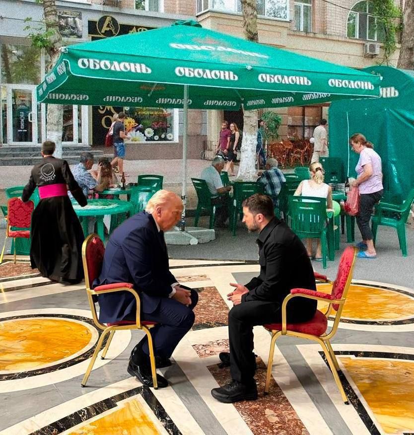 После прощания с Папой: встреча Зеленского и Трампа породила волну мемов - 712160 После прощания с Папой: встреча Зеленского и Трампа породила волну мемов - фото 712160