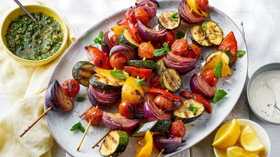 Не мясом единым: овощной шашлык, который затмит любой гриль