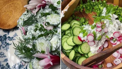 Хрустящий весенний салат с фетой и горошком – то, что нужно попробовать в мае