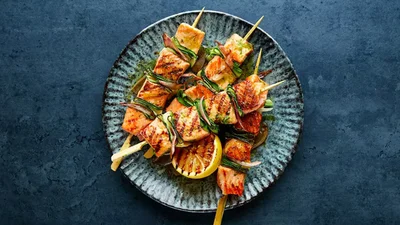 Рибний шашлик із форелі – ніжна альтернатива м’ясу