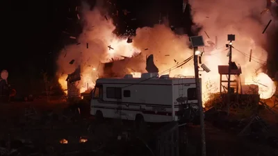 На съемках нового "Пункта назначения" подожгли 71-летнюю пенсионерку