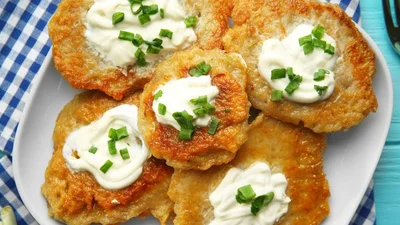 Як приготувати бюджетні картопляні оладки з зеленою цибулею