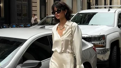 Як носити атласні речі: 10 образів на щодень і свята