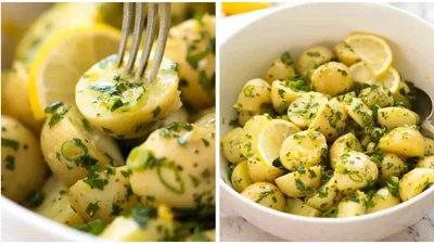 Найкращий весняний гарнір: молода картопля з зеленою цибулею