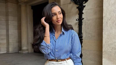 6 способов, как мы будем носить полосатую рубашку этим летом