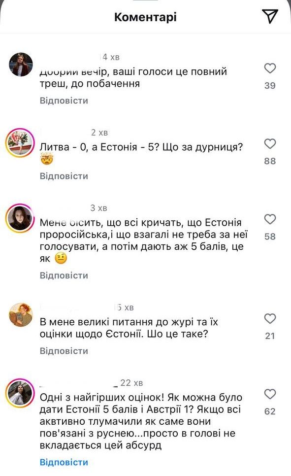 Українське журі проголосувало за Естонію на Євробаченні-2025 - фото 719748