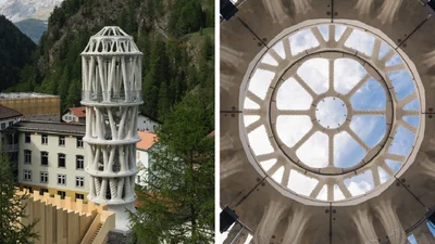 В Швейцарии открыли самое высокое в мире здание, напечатанное на 3D-принтере: фото уникальной башни