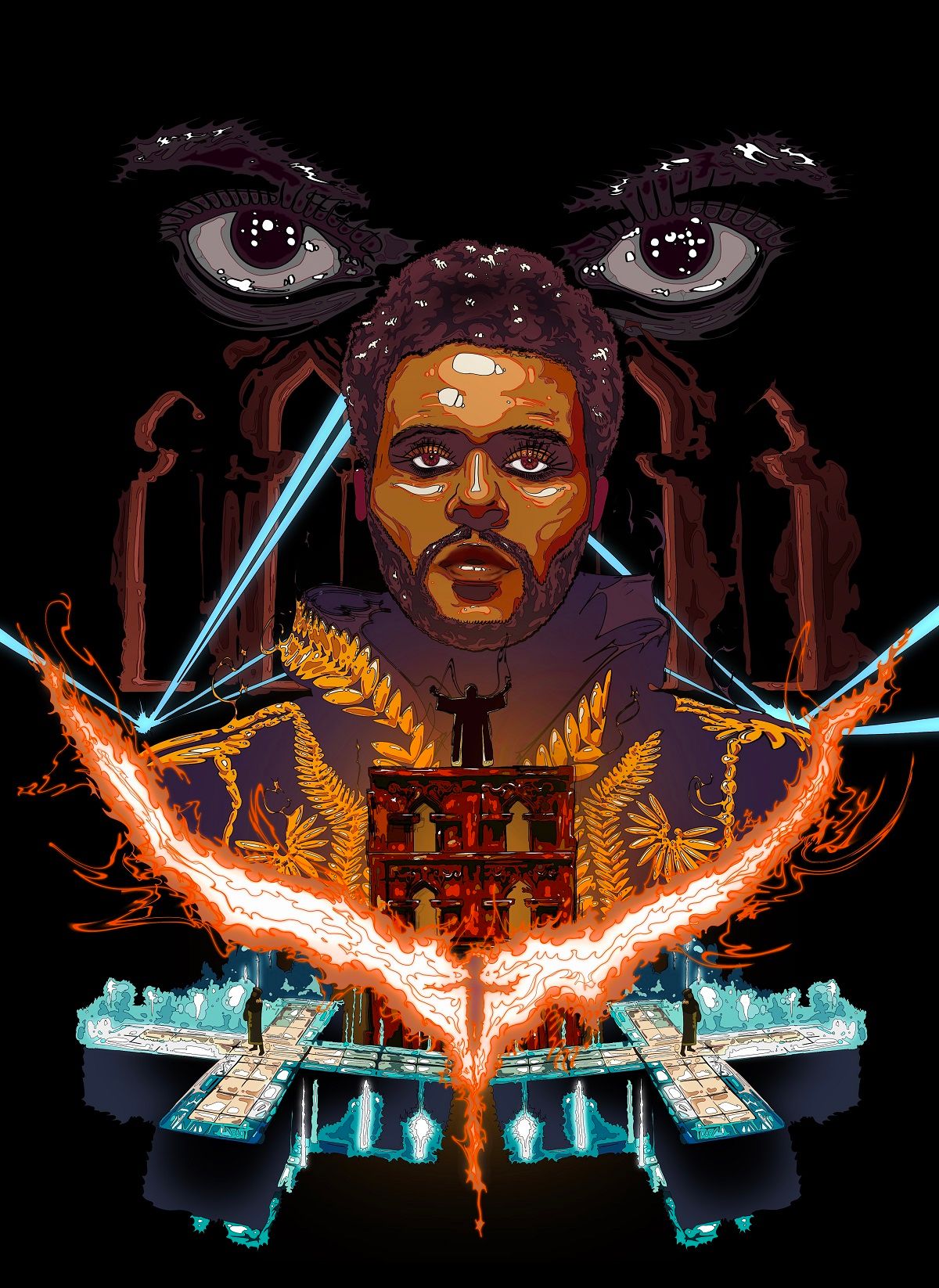 The Weeknd анонсировал премьеру психологического триллера 'Спеши в завтра', к которому причастен украинский художник - фото 723282