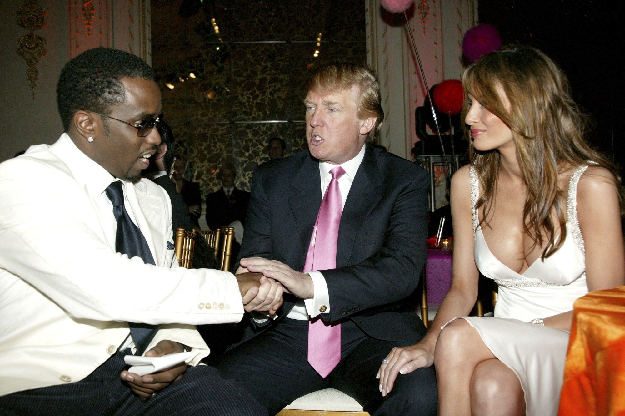 Diddy, Дональд та Меланія Трамп - 724474 Diddy, Дональд та Меланія Трамп - фото 724474