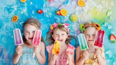 Вкусная порция поздравлений с Днем мороженого 2025 - открытки и короткая проза для настроения