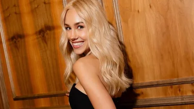 Даша Квіткова показала, як підтримувала Бражка під час матчу в Словаччині