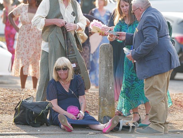 Жара на британских скачках Royal Ascot превратила дам и сэров в растрепанную босоногую знать - 732925 Жара на британских скачках Royal Ascot превратила дам и сэров в растрепанную босоногую знать - фото 732925