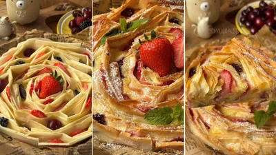 Коли фантазія вичерпала себе: простий літній пиріг за 15 хвилин із тіста філо й полуниць