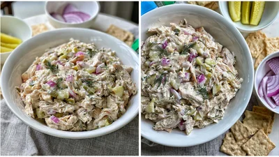 Салат с шампиньонами и курятиной – сытный, вкусный и очень домашний