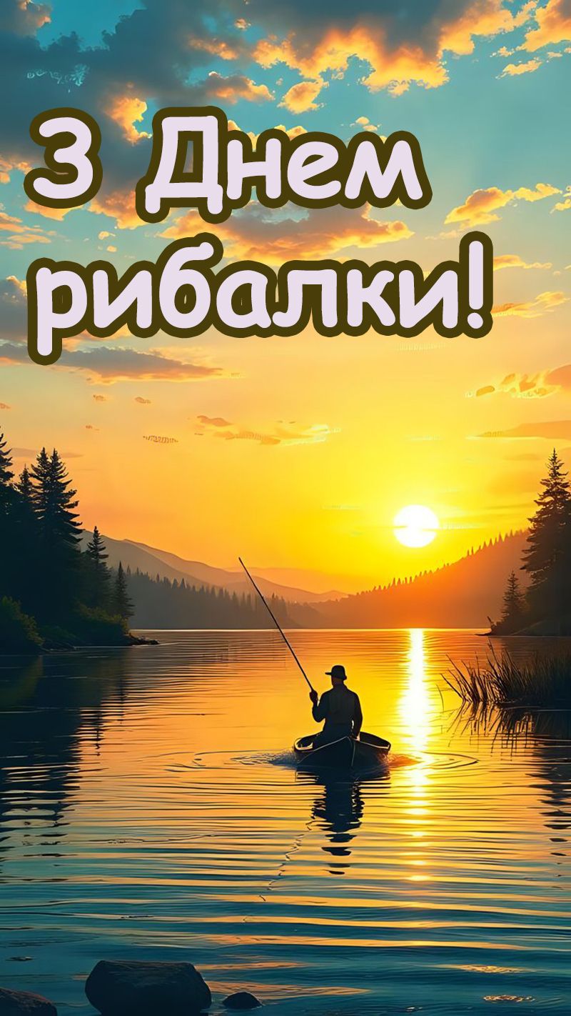 Поздравления с Днем рыбака 2025 - тематические картинки и короткая проза для хорошего настроения - фото 740237