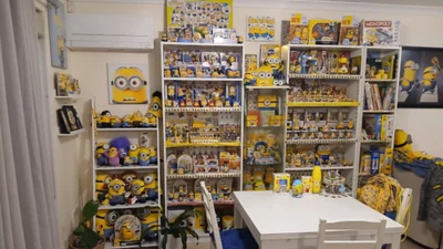 Міньйони - моє джерело радості: жінка зібрала величезну колекцію мультяшок та встановила світовий рекорд