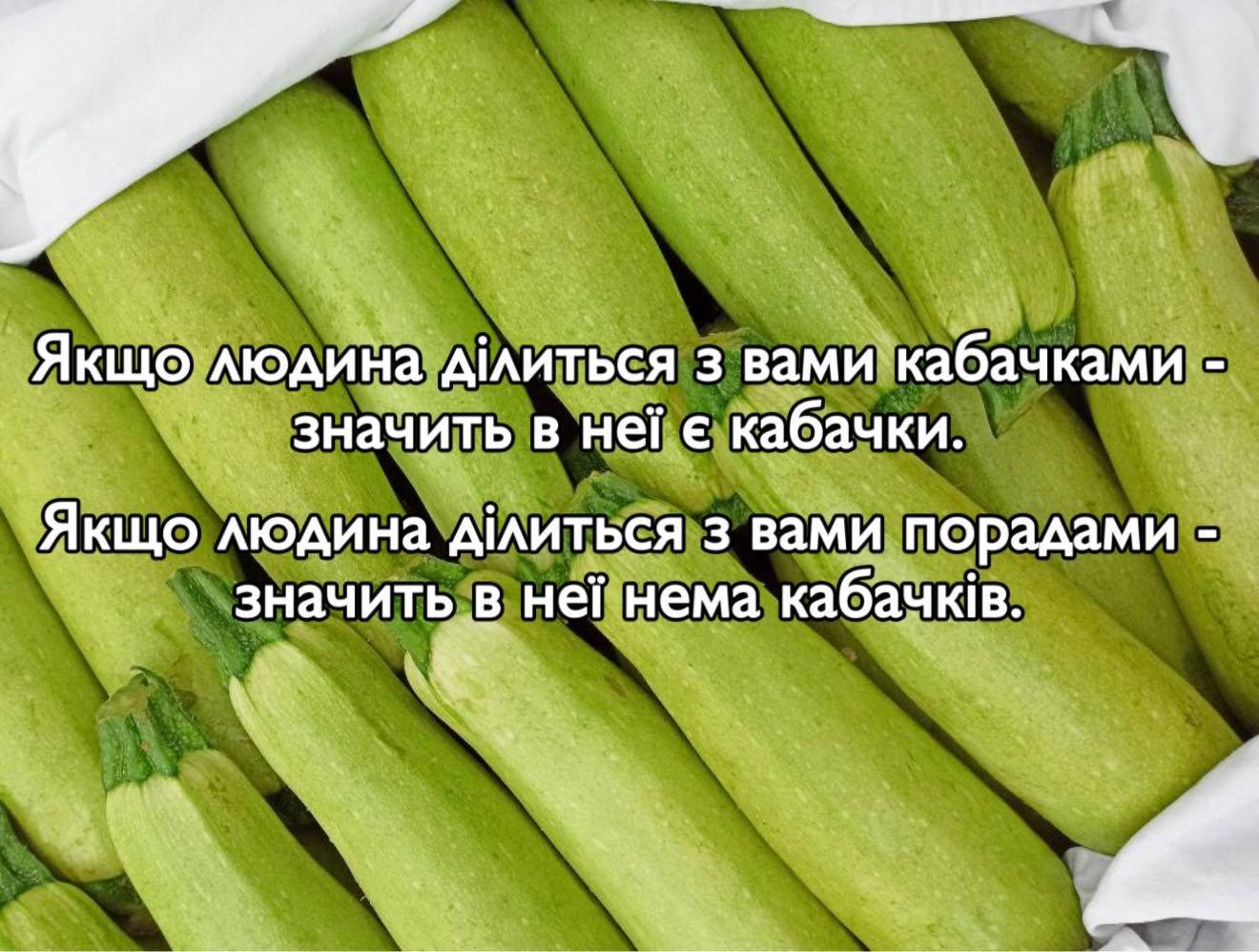 Мемы о кабачках: когда сезон только начался, а ты уже хочешь убежать от этого овощного апокалипсиса - фото 741395