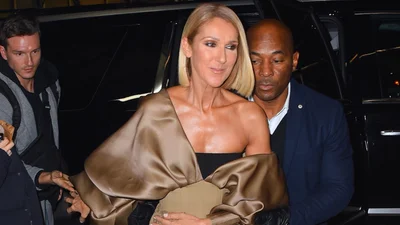 57-летняя Селин Дион показала свое тело в купальнике в ночном бассейне