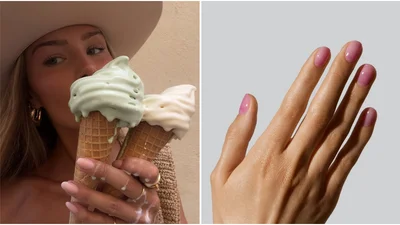 Ногти "Розовая вода" – нежный летний маникюр, который обожают it-girls